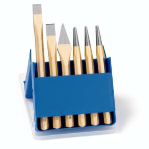 Набор инструментов по металлу, 6 пр., Зубила плоские 125 / 150 мм,  Крейцмейсель 125 мм…2