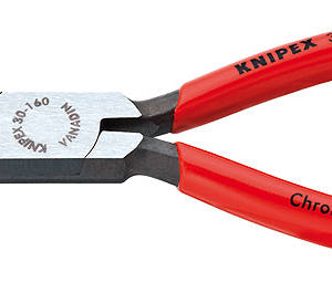 Круглогубцы, губки без насечек 41 мм, длина 160 мм, фосфатированные, обливные ручки