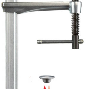 GZ80K Струбцина цельнометаллическая 800/120, 6 кН, Т-ручка