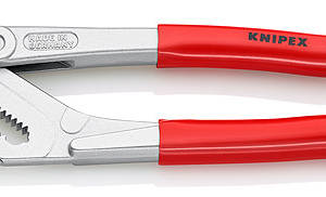 Клещи переставные-гаечный ключ, зев 68 мм, длина 300 мм, хром, обливные ручки, SB