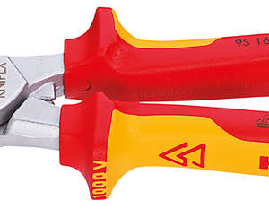 Кабелерез VDE с двойными режущими кромками, Ø 20 мм (70 мм²), длина 200 мм, хром, 2-комп диэлектриче