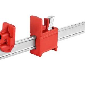 TL90 Зажим для дверей лёгкий, 9.9 кН, 0.9 м, губки 48×53, двутавровый I-профиль 37x11x4.5