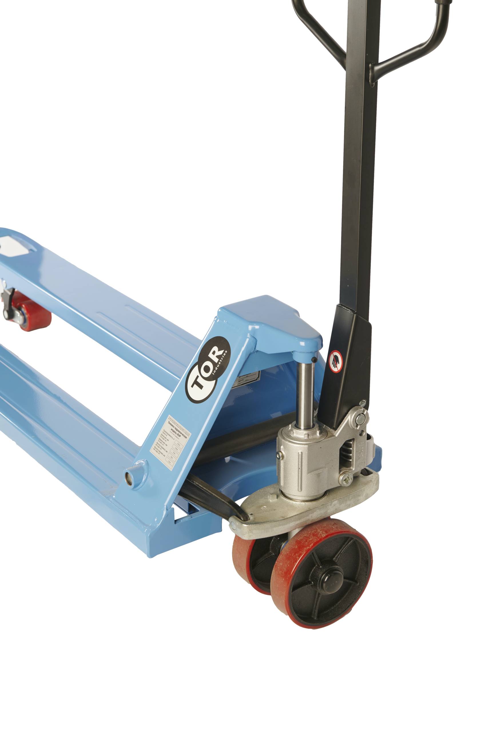 Тележка гидравлическая 2500 кг 1500 мм полиуретановые колеса TOR RHP(BF) PRO — изображение 4