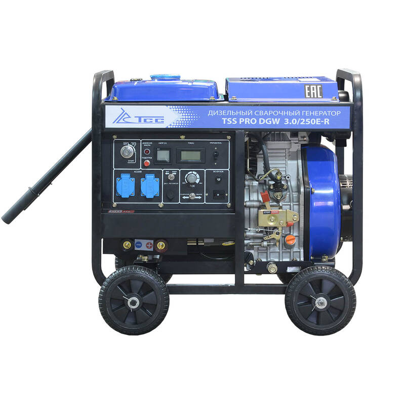 Дизельный сварочный генератор TSS PRO DGW 3.0/250E-R — изображение 3