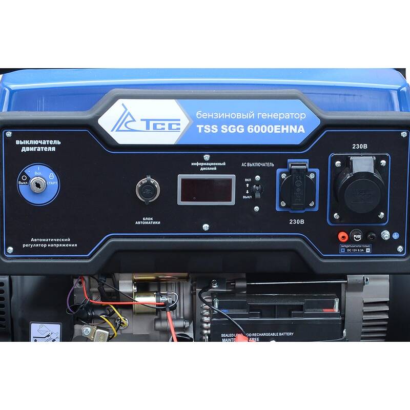 Бензогенератор TSS SGG 6000EHNA 6 кВт в кожухе МК — изображение 6