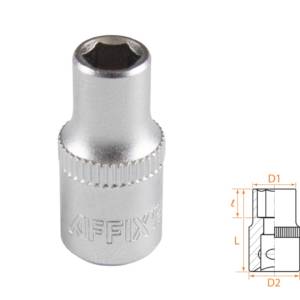 Головка торцевая стандартная шестигранная 1/4″, 5,5 мм AFFIX AF00020055