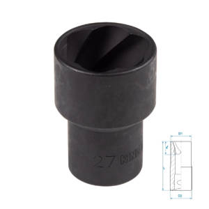 Головка для поврежденного крепежа 1/2″, 27 мм KING TONY 9TD403-27M