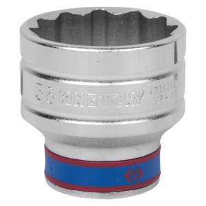 Головка торцевая стандартная двенадцатигранная 1/2″, 36 мм KING TONY 433036M