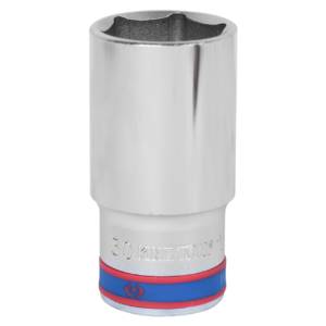 Головка торцевая глубокая шестигранная 1/2″, 30 мм KING TONY 423530M