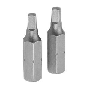 Набор вставок (бит) торцевых 1/4″, Square, S3, 25 мм, 2 предмета TOLSEN TT20240
