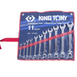 Набор комбинированных ключей, 1/4″-15/16″, 11 предметов KING TONY 1211SR