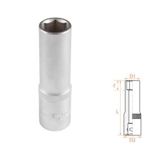 Головка торцевая глубокая шестигранная 1/2″, 14 мм AFFIX AF00140014