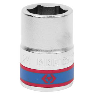 Головка торцевая стандартная шестигранная 3/4″, 24 мм KING TONY 633524M