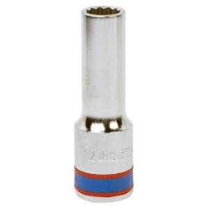 Головка торцевая глубокая двенадцатигранная 1/2″, 12 мм KING TONY 423012M