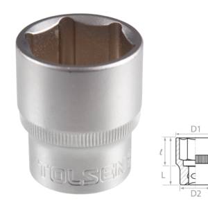 Головка торцевая стандартная шестигранная 1/2″, 32 мм TOLSEN TT16532