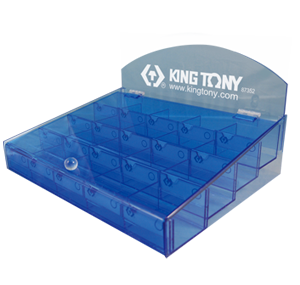 Стенд для вставок (бит), 20 отделений KING TONY 87352