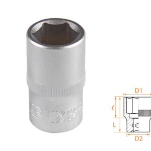 Головка торцевая стандартная шестигранная 1/2″, 15 мм AFFIX AF00040015