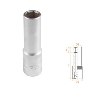 Головка торцевая глубокая шестигранная 1/2″, 13 мм AFFIX AF00140013