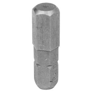 Вставка (бита) торцевая 1/4″, Hex, 7 мм, 25 мм KING TONY 102507H