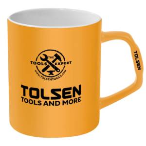 Кружка с логотипом бренда «TOLSEN» TOLSEN TT90002
