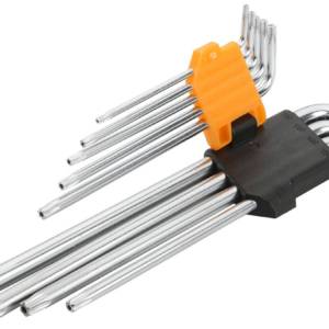 Набор Г-образных Torx, T10H-T50H, длинные, с отверстием, 9 предметов TOLSEN TT20057