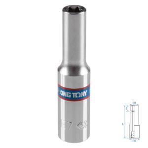 Головка торцевая TORX Е-стандарт 1/4″, E7, L = 50 мм KING TONY 227507M