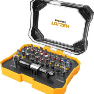 Набор вставок (бит) 1/4″, PH, PZ, Hex, Torx, Slotted, TorxTR, Square, 32 предмета TOLSEN TT20377