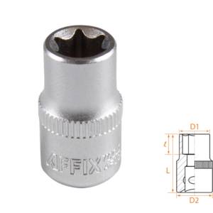 Головка торцевая TORX Е-стандарт 1/4″, E10 AFFIX AF00023010