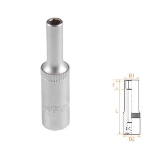 Головка торцевая глубокая шестигранная 1/4″, 4 мм AFFIX AF00120004