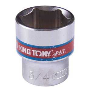 Головка торцевая стандартная шестигранная 3/8″, 3/4″, дюймовая KING TONY 333524S
