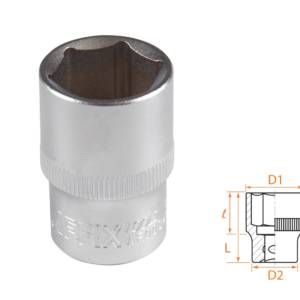 Головка торцевая стандартная шестигранная 1/2″, 19 мм AFFIX AF00040019