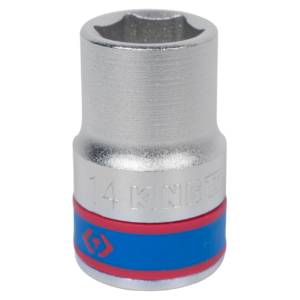 Головка торцевая стандартная шестигранная 1/2″, 14 мм KING TONY 433514M