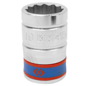 Головка торцевая стандартная двенадцатигранная 1/2″, 19 мм KING TONY 433019M