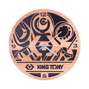 Часы настенные с логотипом бренда «KING TONY» TC001