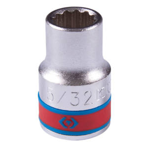 Головка торцевая стандартная двенадцатигранная 1/2″, 15/32″, дюймовая KING TONY 433015S