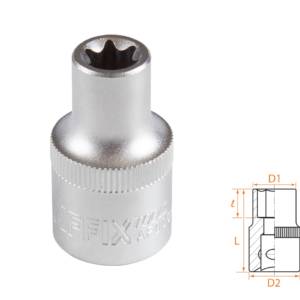Головка торцевая TORX Е-стандарт 1/2″, E11 AFFIX AF00043011
