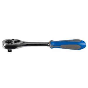 Трещотка 1/2″, 250 мм, 32 зубца, флажковая с кнопкой KING TONY 4762-10G