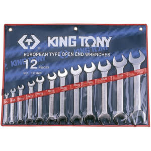 Набор рожковых ключей, 6-32 мм, 12 предметов KING TONY 1112MR