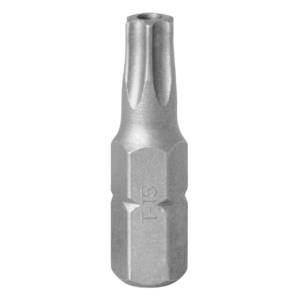 Вставка (бита) торцевая 1/4″, Torx, T15, 25, с отверстием KING TONY 102515U
