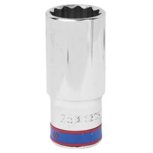 Головка торцевая глубокая двенадцатигранная 1/2″, 25 мм KING TONY 423025M
