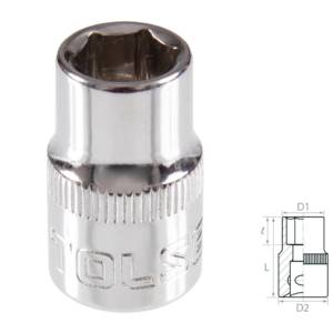Головка торцевая стандартная шестигранная 3/8″, 8 мм TOLSEN TT16308