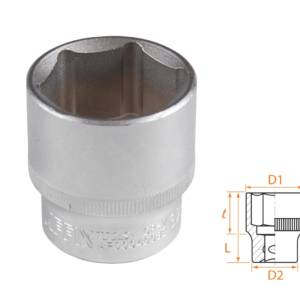Головка торцевая стандартная шестигранная 1/2″, 32 мм AFFIX AF00040032
