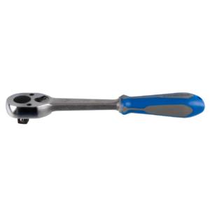 Трещотка 1/2″, 262 мм, 32 зубца, флажковая, фиксатор KING TONY 4779-10GR