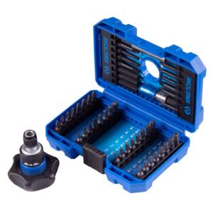 Набор вставок (бит) 1/4″, PH, PZ, Hex, Torx, Slotted, 49 предметов KING TONY 1048MR