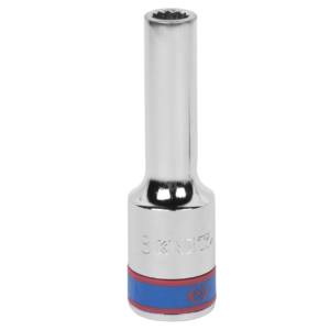 Головка торцевая глубокая двенадцатигранная 1/2″, 8 мм KING TONY 423008M