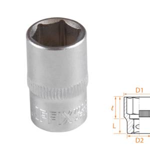 Головка торцевая стандартная шестигранная 3/8″, 12 мм AFFIX AF00030012