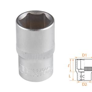 Головка торцевая стандартная шестигранная 1/2″, 17 мм AFFIX AF00040017