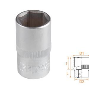 Головка торцевая стандартная шестигранная 1/2″, 16 мм AFFIX AF00040016