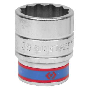 Головка торцевая стандартная двенадцатигранная 3/4″, 35 мм KING TONY 633035M