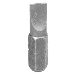 Вставка (бита) торцевая 1/4″, Slotted, 6х1,0 мм, 25 мм KING TONY 102506S1